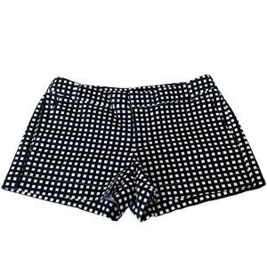 Banana Republic Navy Blue & White Check Shorts Ryan Fit Size 4